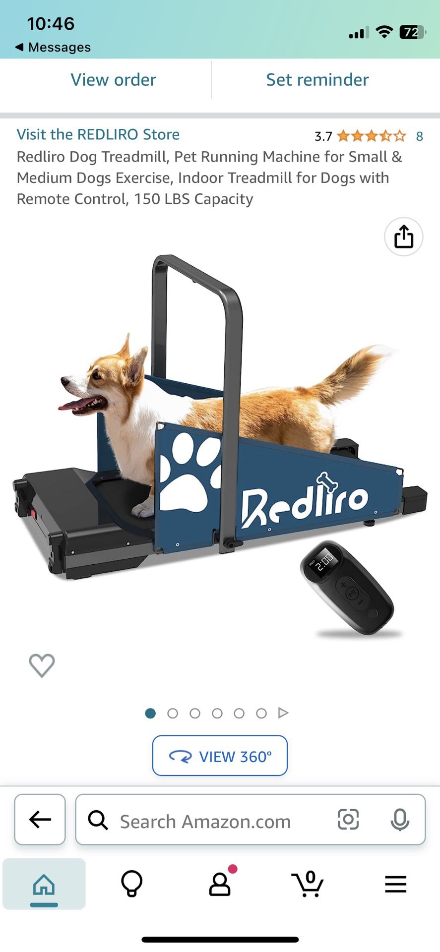 Redliro Dog Treadmill 