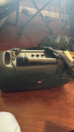 JBL party box on the go