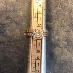 Sterling Silver Wedding set Size 6