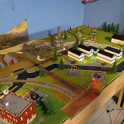 Entire ho scale train set
