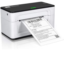 MUNBYN P941 USB Shipping Label Printer Compatible with Chrome, Mac Os, Windows, Linux, White