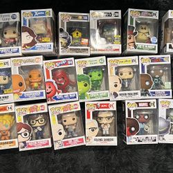 Assorted Funko Pops