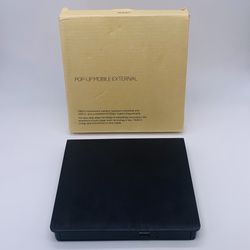 Pop Up Mobile USB 2.0 / 3.0 External ODD & HDD Device Portable Black OPEN BOX