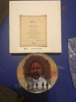 Collectible Plate The Proud Heritage Collection Matthew Henson artist Thomas Blackshear II