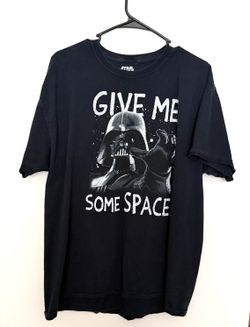 Black Star Wars Give Me Some Space Graphic T-Shirt