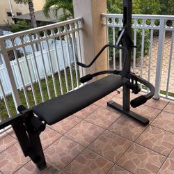 Exercise Bench And Dumb Bells 