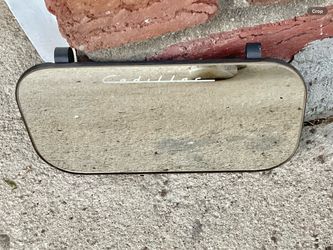 1950s Vtg. Cadillac Visor Clip Vanity Mirror Automotive Accessory