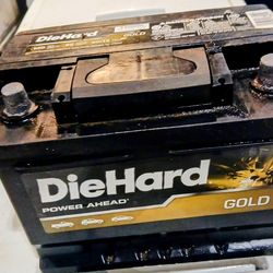 DIEHARD.  "TOP POST BATTERY.        POWER AHEARD