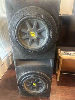 Dual Kicker Subwoofers in Ported Box
