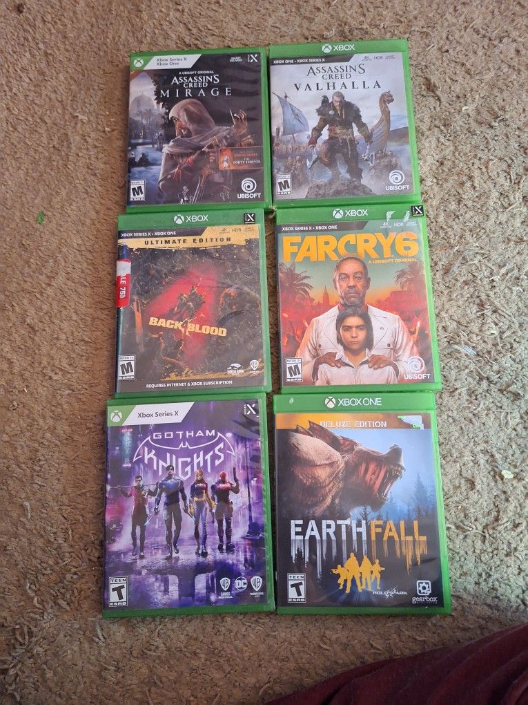 Xbox Games (PICK UP ONLY )