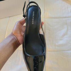 Marc Fisher: Black Patent Leather Heels