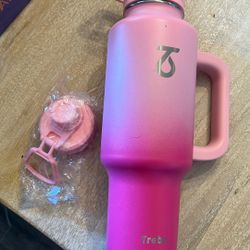 Pink Trebo Water Bottle 
