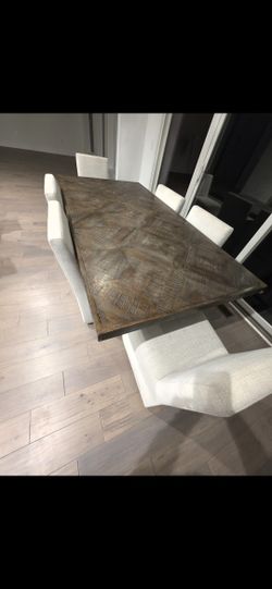 Dining Table With 6 Chairs Rustic
