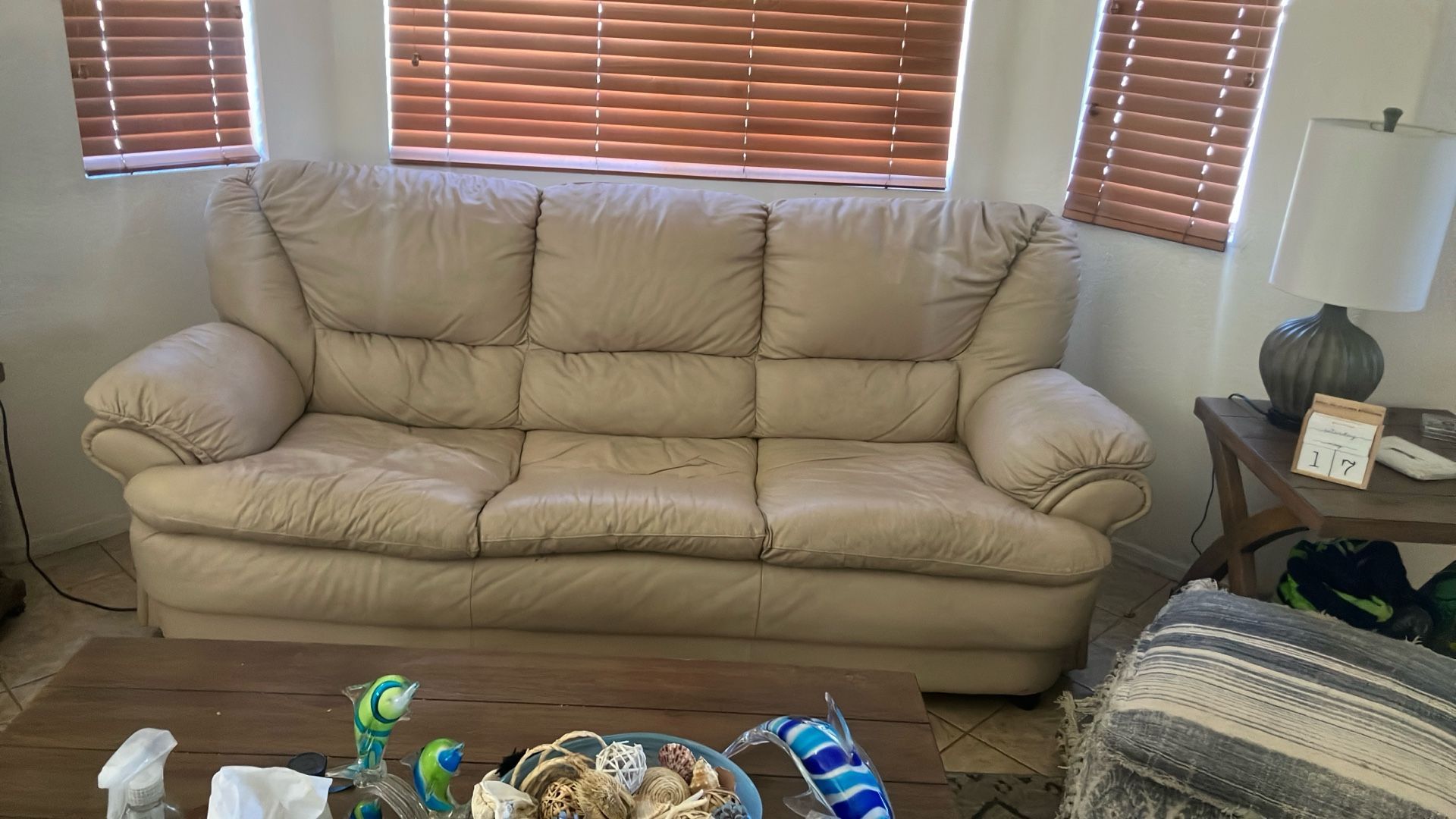 3 Piece Leather Furniture Set