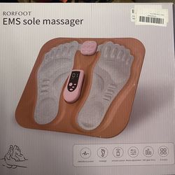 EMS Foot Massager Mat with Remote – 6 Modes, 15 Intensity Levels