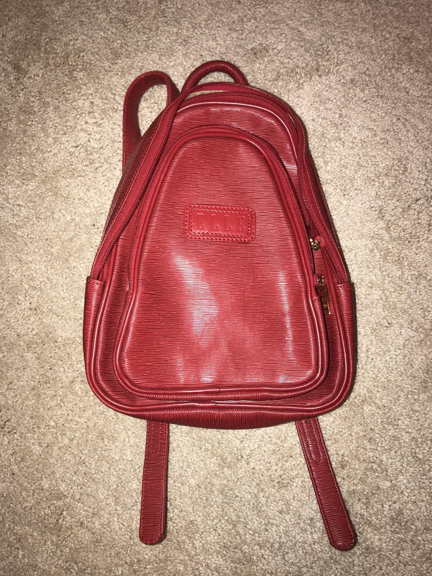 ELLE red mini backpack