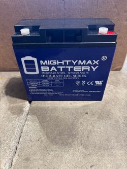 Mighty Max ML22-12 GEL BATTERIES for Go-Go Elite scooters