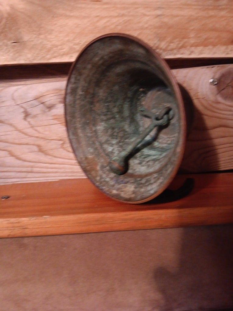 BRASS DINNER BELL From The Turn Of The 19th Centru