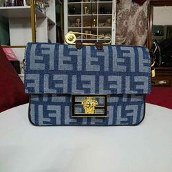 Denim blue purse