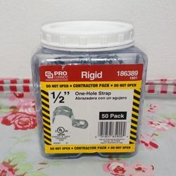 Sigma ProConnex 1/2-in Rigid / IMC / Zinc-plated steel One-hole Strap Conduit Fittings 40-Pack