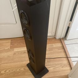 Sylvania Tower Speaker, Bluetooth and radio, USB, SD card And Aux