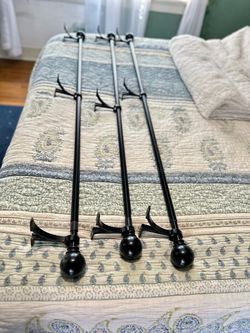 Set of 3 Pottery Barn Curtain Rods