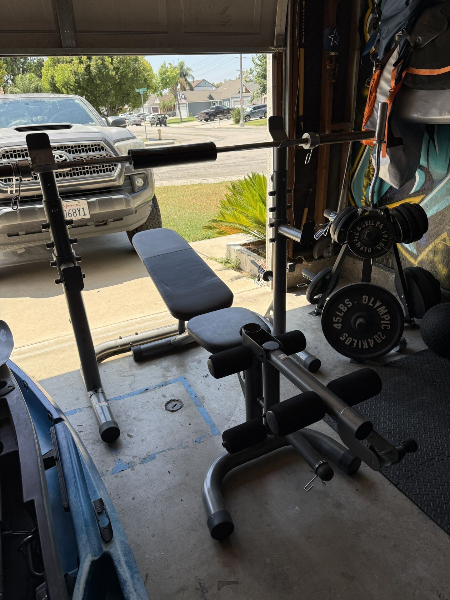 Weight/squat Bench With Olympic Bar