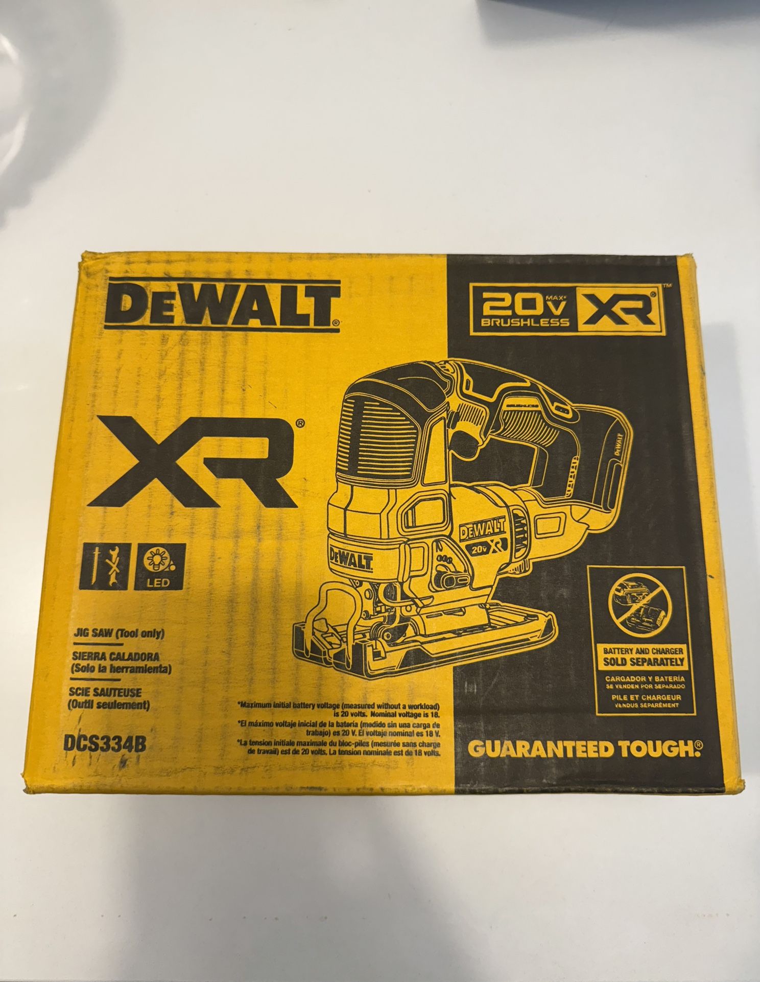 DeWalt 20V MAX XR Jig Saw Brushless