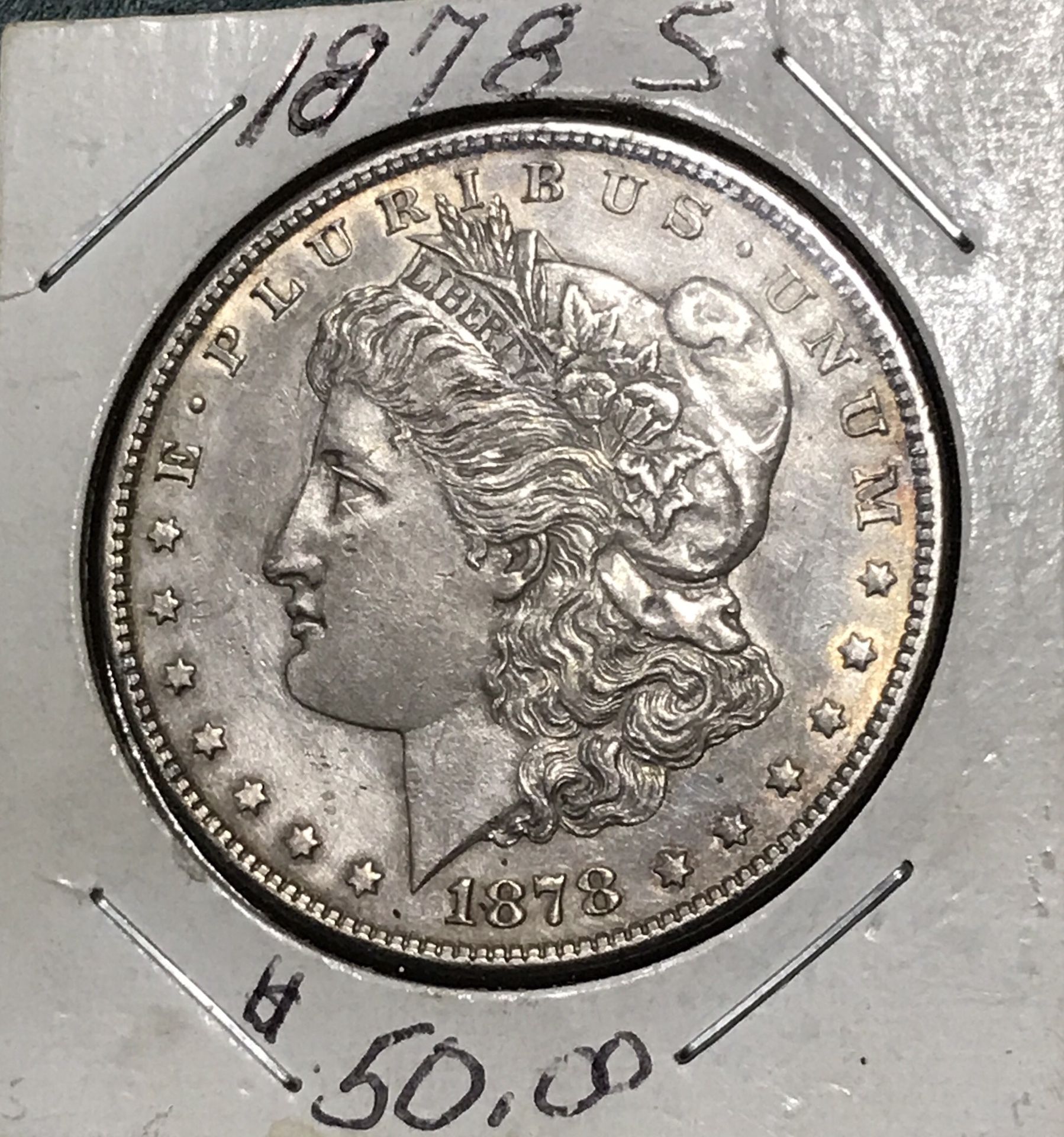 1878 S Morgan Silver Dollar <> EXTREMELY FINE +