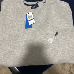 grey nautica crew neck
