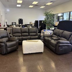 Sofa,Loveseat & Chair- TAKE HOME WITH $25