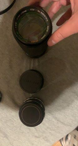 2 50mm Lens And 2 80-200mm