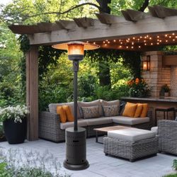 NEW Fire Sense Matte Black Patio Heater Item #1807363
