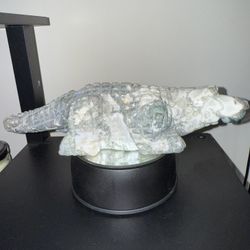 Moss Agate Alligator 