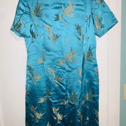 Vintage Chinese Satin Dress 