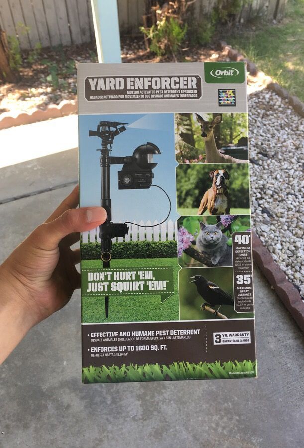 Orbit 62100 Yard Enforcer Motion Activated Sprinkler with Day and Night Detection Modes