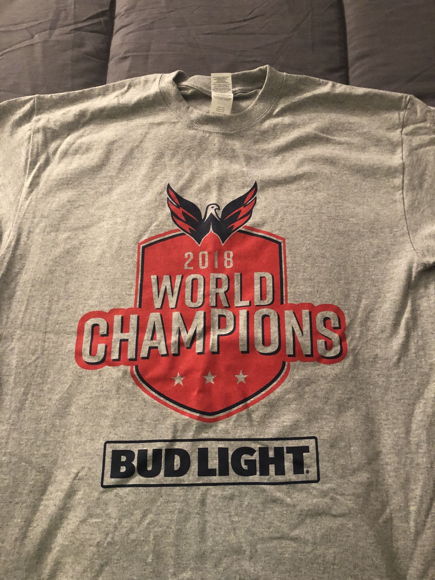 Washington Capitals World Champions Bud Light Shirt