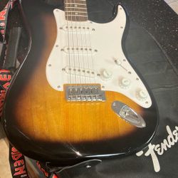 Squire Strat Guitar #106657-1 MJ 