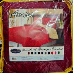 TWIN SIZE SHERPA BLANKET