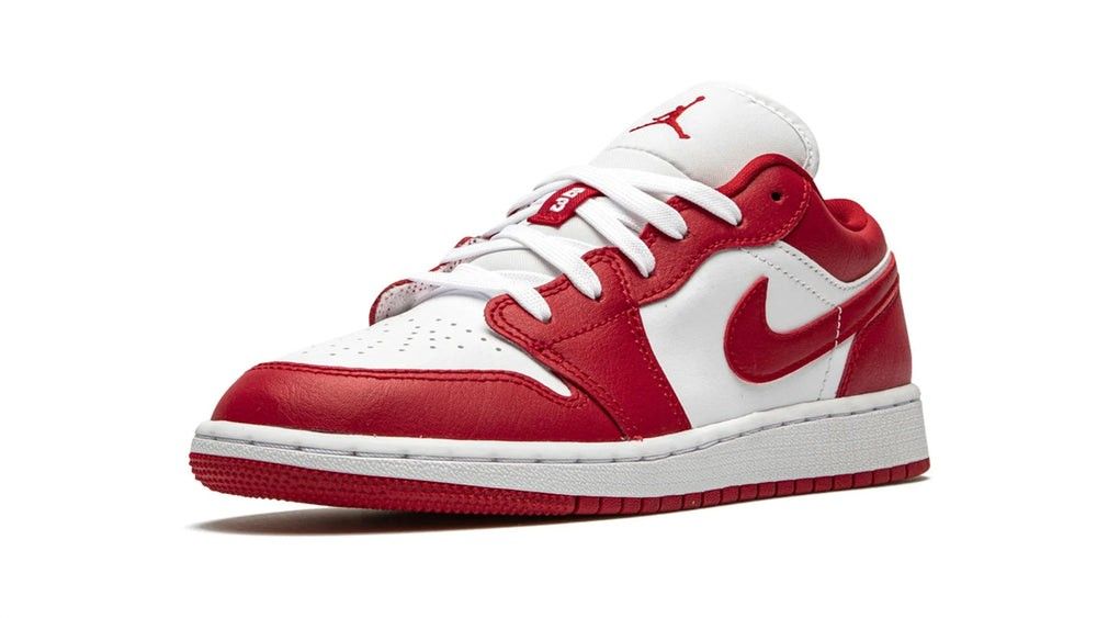 Red And White Mens Retro Low Air Jordan Sneakers
