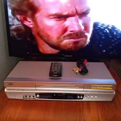 JVC VCR with Remote And Cable. Works Fine! 