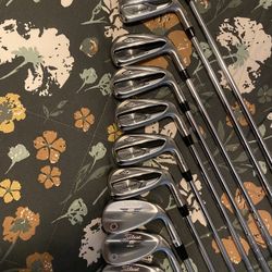 Titleist AP 1 irons  4-PW True temper AMT Black shaft stiff