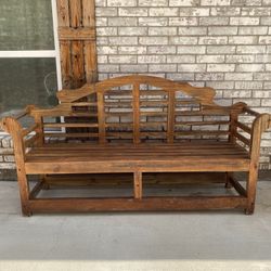  Patio Rustic Large Bench 