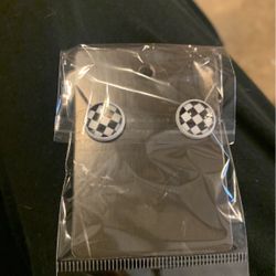 Checkered Flag Stud earrings 