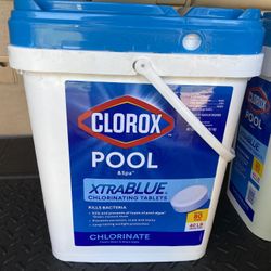Clorox Xtra Blue Chlorinating Tablets 40lbs