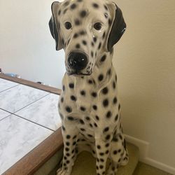 Dalmatian ceramic dog - Moving sale