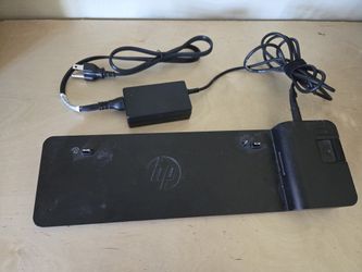 HP D9Y32AA#ABA 2013 UltraSlim Docking Station With AC Adapter