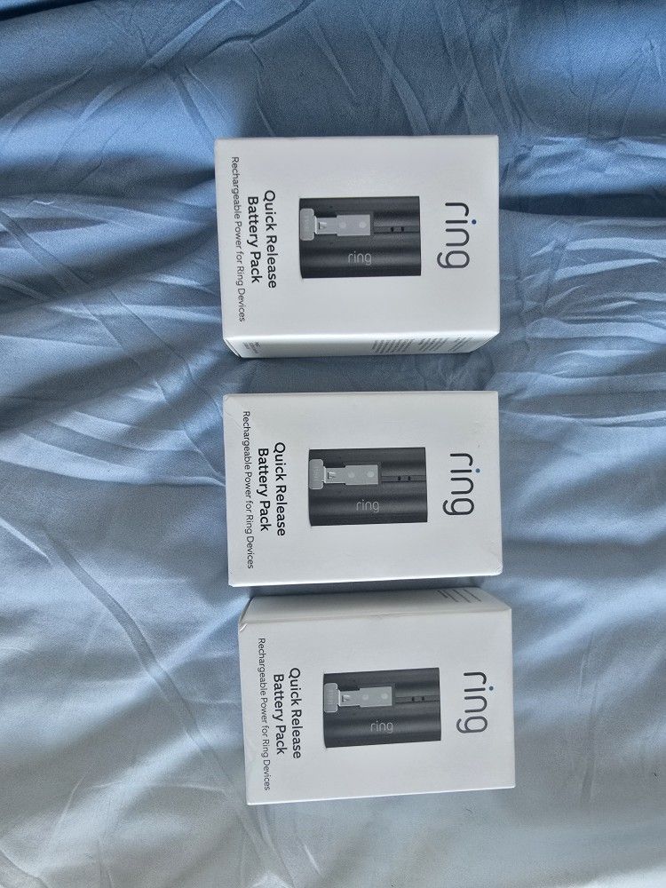 Ring Quick Release Battery Packs 