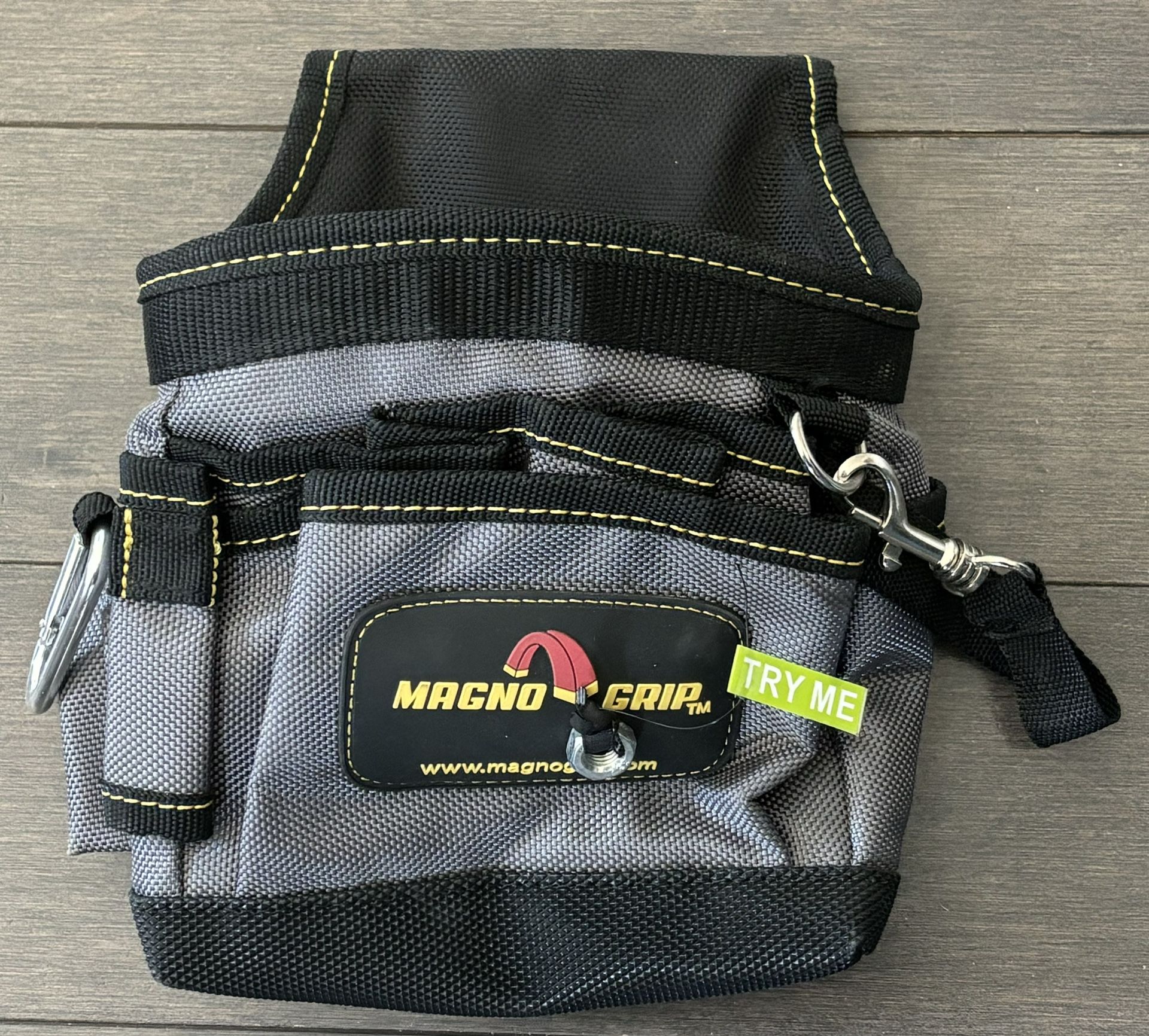 MAGNOGRIP MAGNETIC TOOL POUCH BELT ATTACHED MEDIUM SIZE
