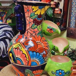 Fuentes DeTalavera Jarron Imperial ✨️🇲🇽En Casabarajaspottery 4470-5 Lincoln Ave Cypress Ca 90630🪴💯